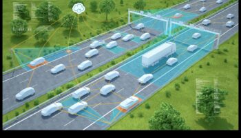 Armonii de autostradă: Mișcarea sincronizată a camioanelor comerciale