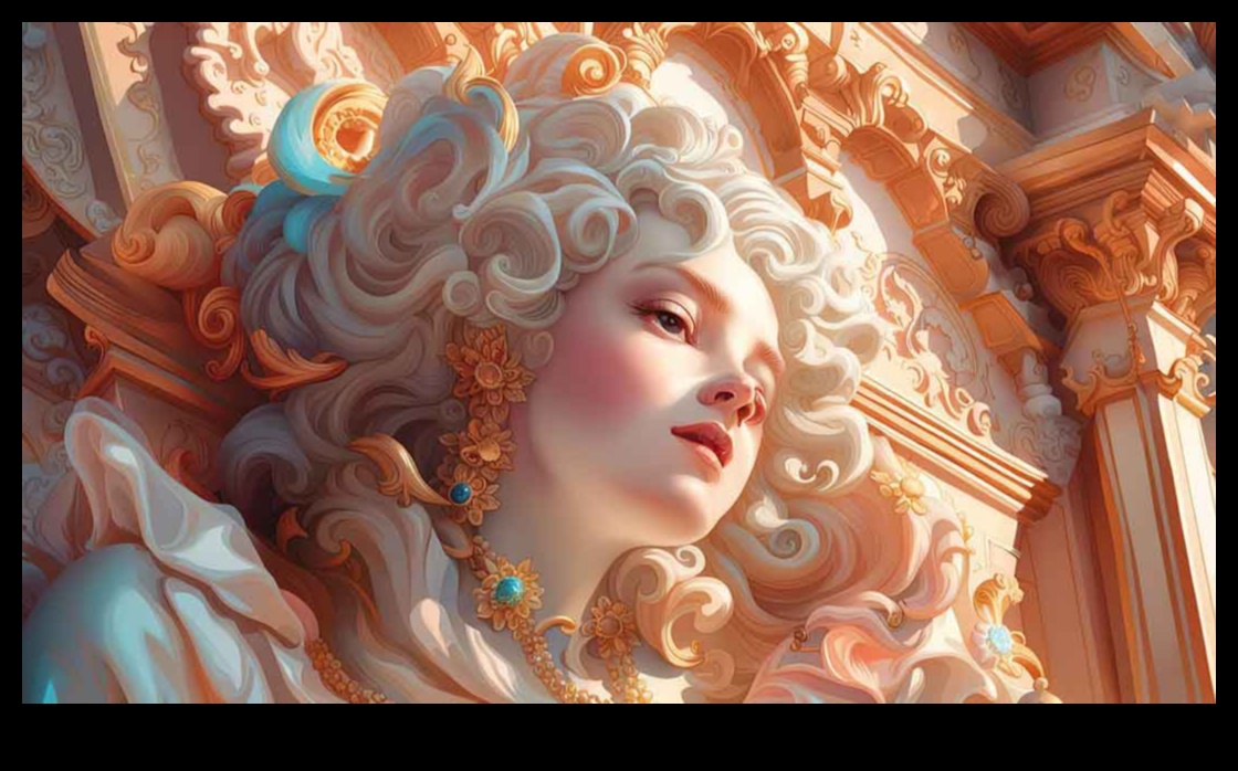 Grație gotică: liniile elegante ale expresiei artistice rococo